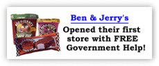 Government Money For Ben and Jerry's